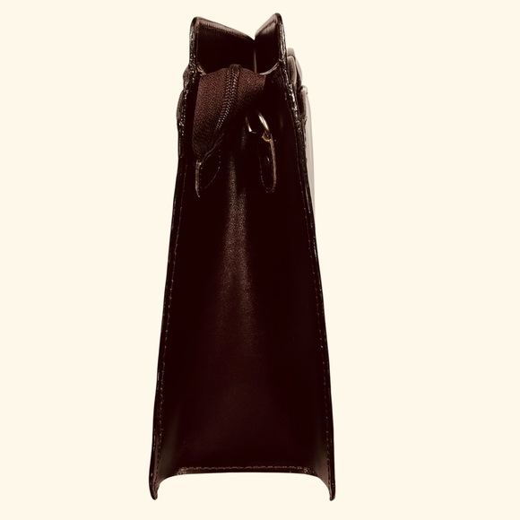 VTG ROYCE New York Burgundy Top Leather Laptop Briefcase Shoulder Bag - Picture 9 of 16